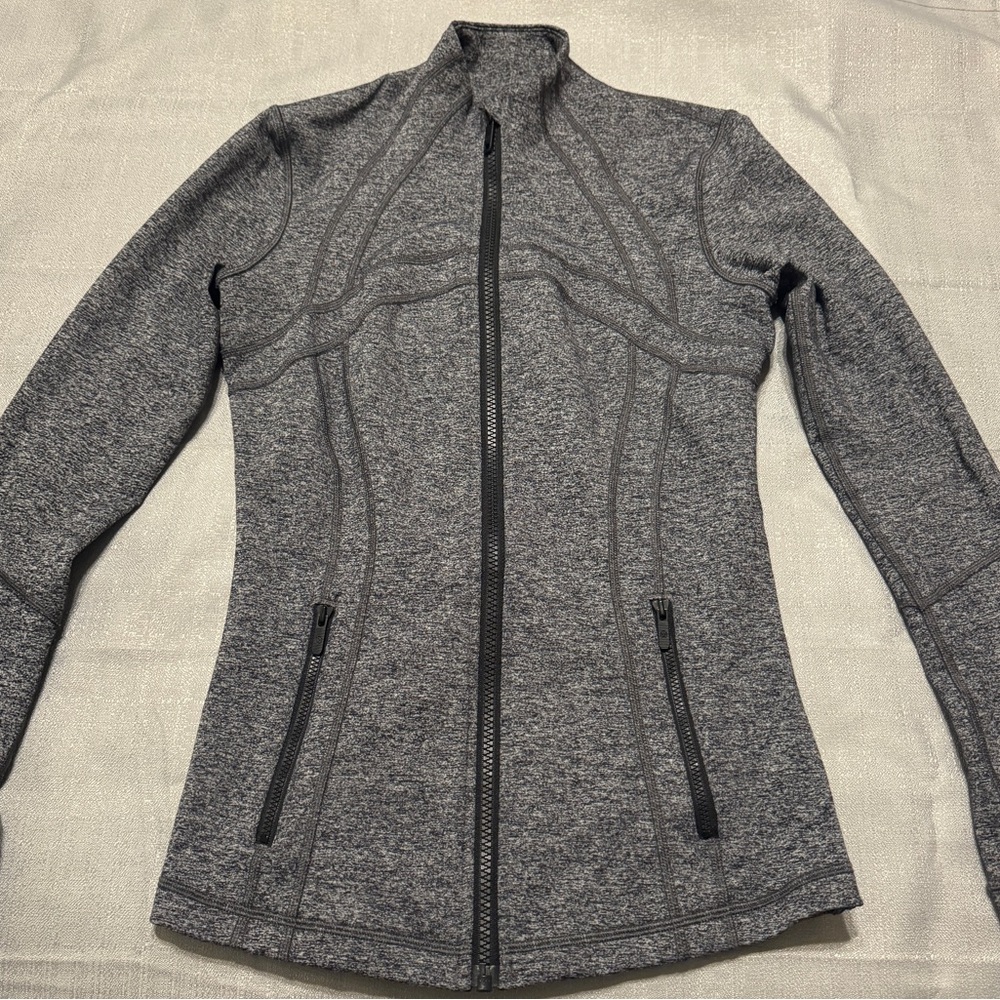 Lululemon define jacket, size 6, weathered black, used, in great condition